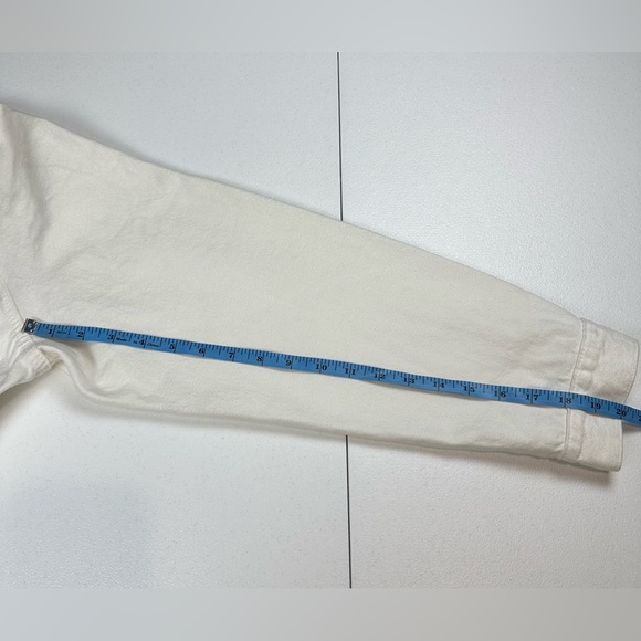 New Levis Jacket Mens Denim Trucker Jacket Jeans White Standard Size 2XL - Picture 7 of 12